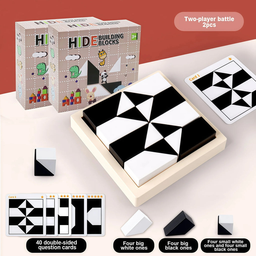 Geometric Block Puzzle with Storage Tray – view 7