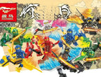 4cm Children Anime Figure Hero Building Blocks Kid Gift Assembling Toy Model Characters Figurine Bricks Boy Child Children Ninja