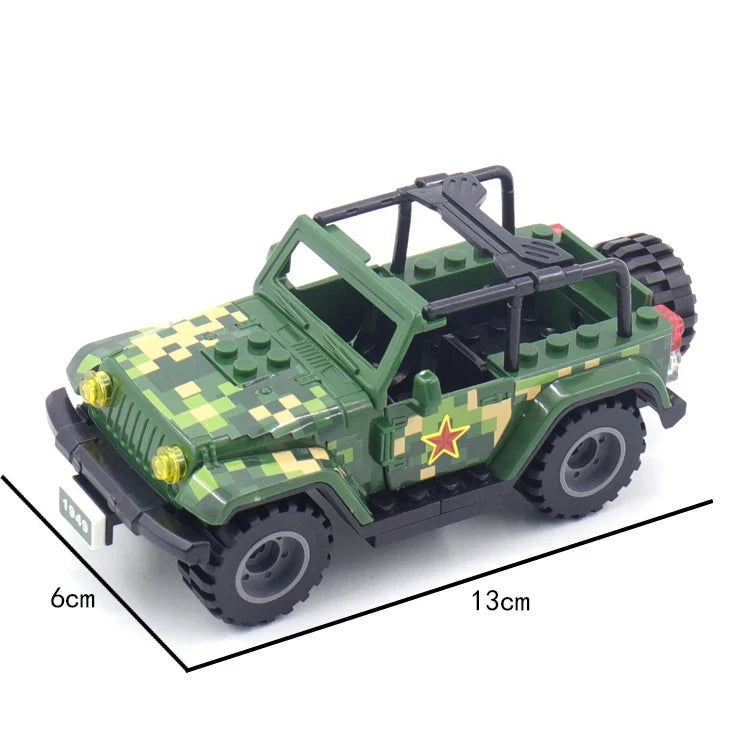 Military Jeep & Commando Brick Set – view 66