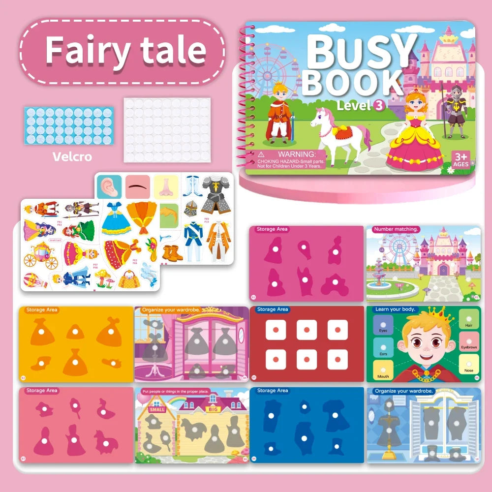 Reusable Sticker Busy Book for Kids – view 10