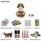 24PCS WWII Army Brick Figures – view 7