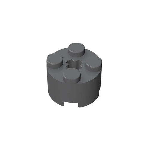 10PCS 2x2 Round Plates with Axle Hole – view 2