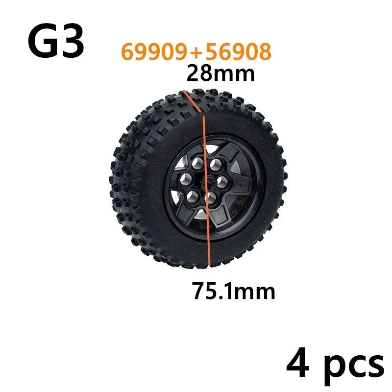 Technical Tires & Wheel Hubs Brick Parts – view 16