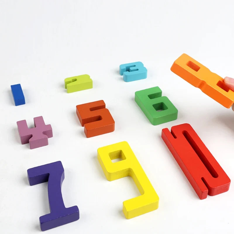 Wooden Stacking Blocks with Activity Cards – view 3