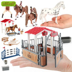 Horse Race Farm Playset with Figures