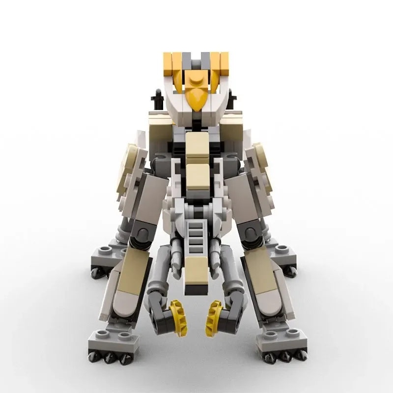 Creative MOC Classic Games Figure Saboteur Building Blocks Horizon Mech Monster Model Puzzle Toys Robot Ornament Kids Gift