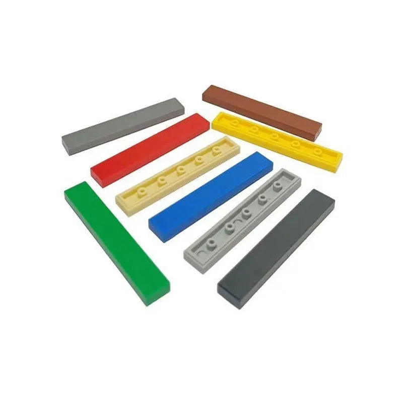 50PCS 1x8 Smooth Tiles Bulk Pack