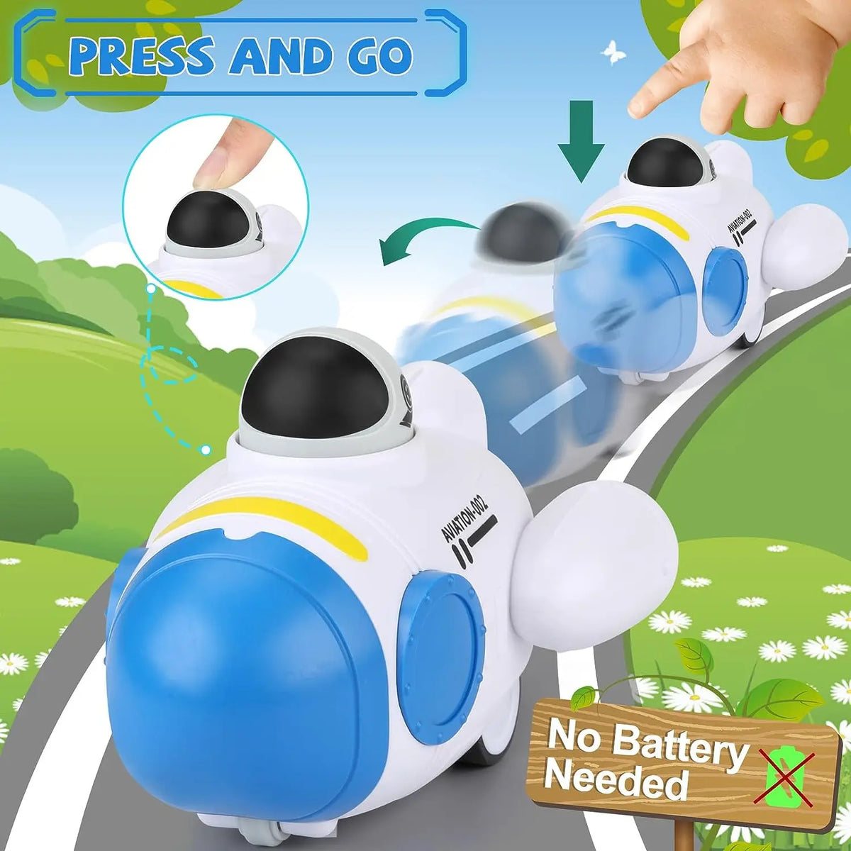 Space Shuttle Pull-Back Toy Car – view 4