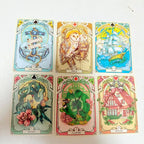 Romantic Lenormand Oracle Cards 37 Deck Art Nouveau English Vision Board Games for Party Family Women Deck