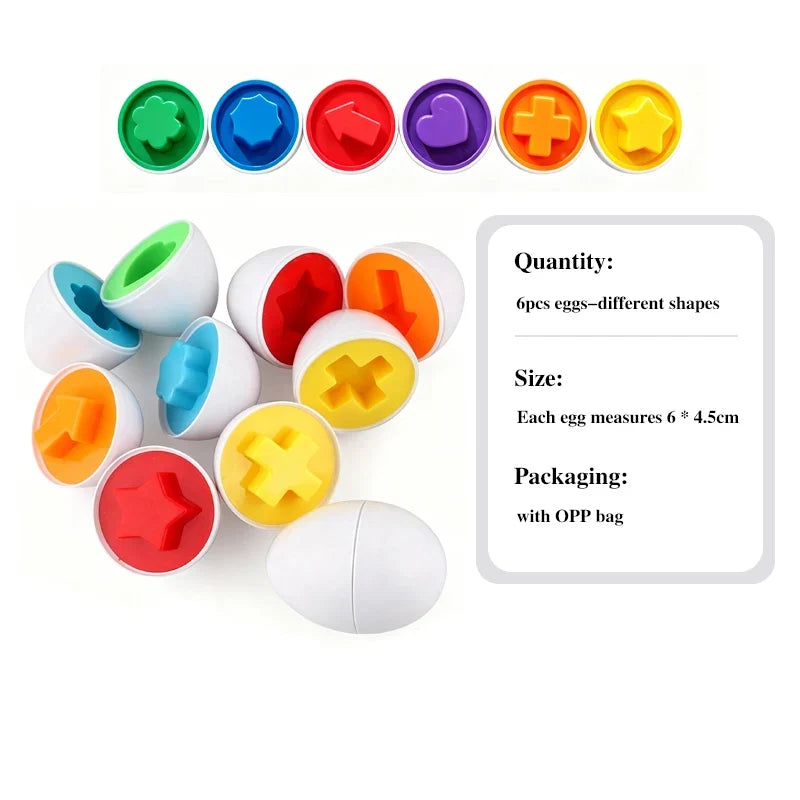 Montessori Smart Egg Shape Matching Toy – view 11