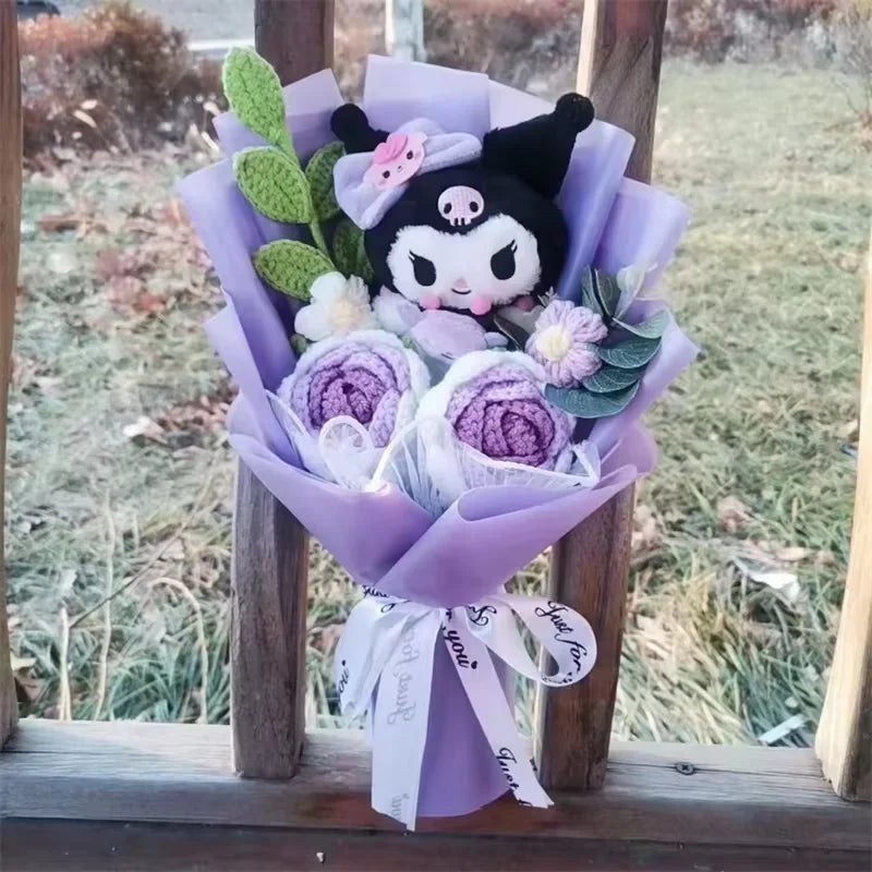 Cartoon Cat Plush Rose Bouquet – view 32
