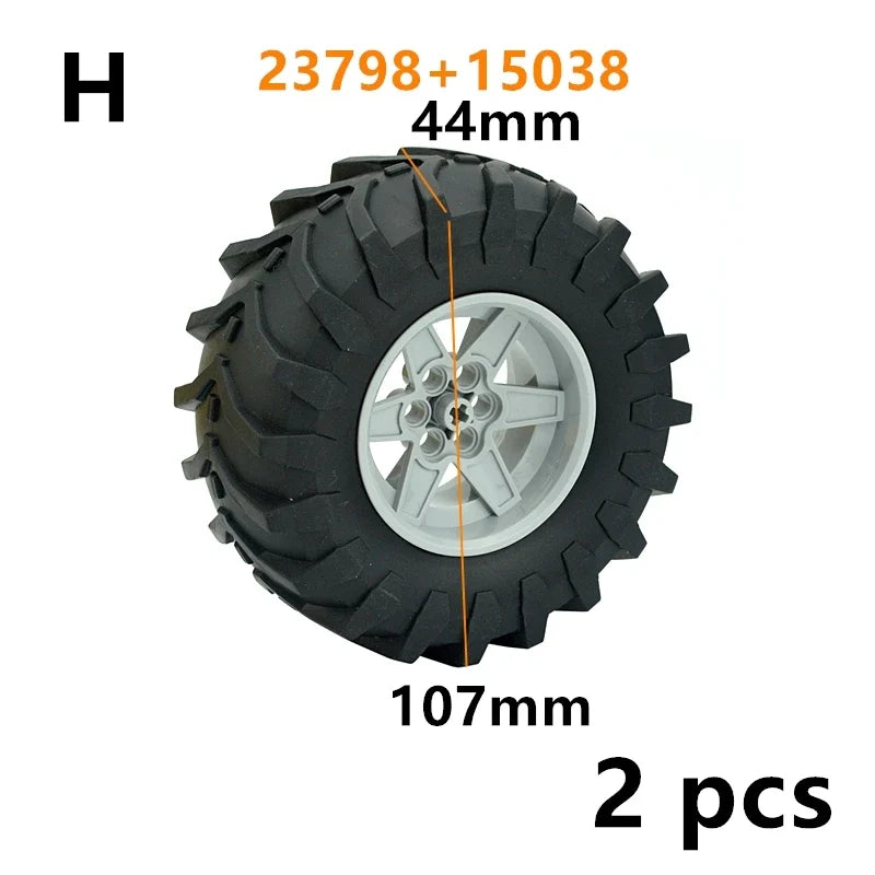 Technical Tires & Wheel Hubs Brick Parts – view 44