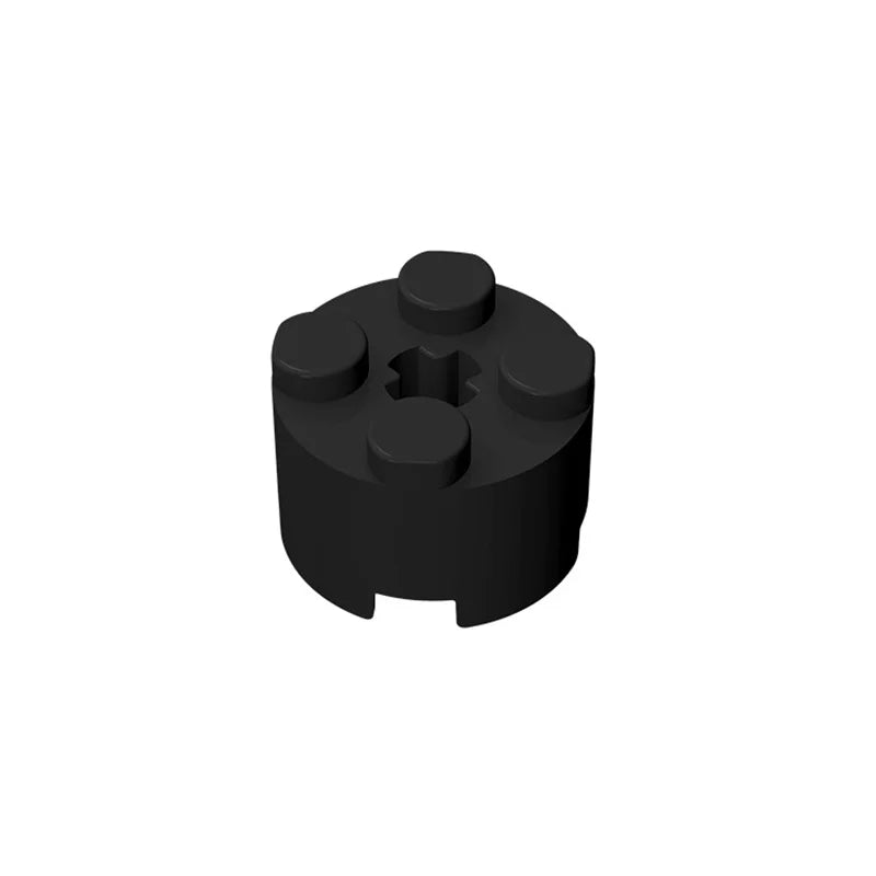 10PCS 2x2 Round Plates with Axle Hole – view 3