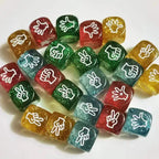 Glitter Rock Paper Scissors Dice Set (10PCS) – view 6