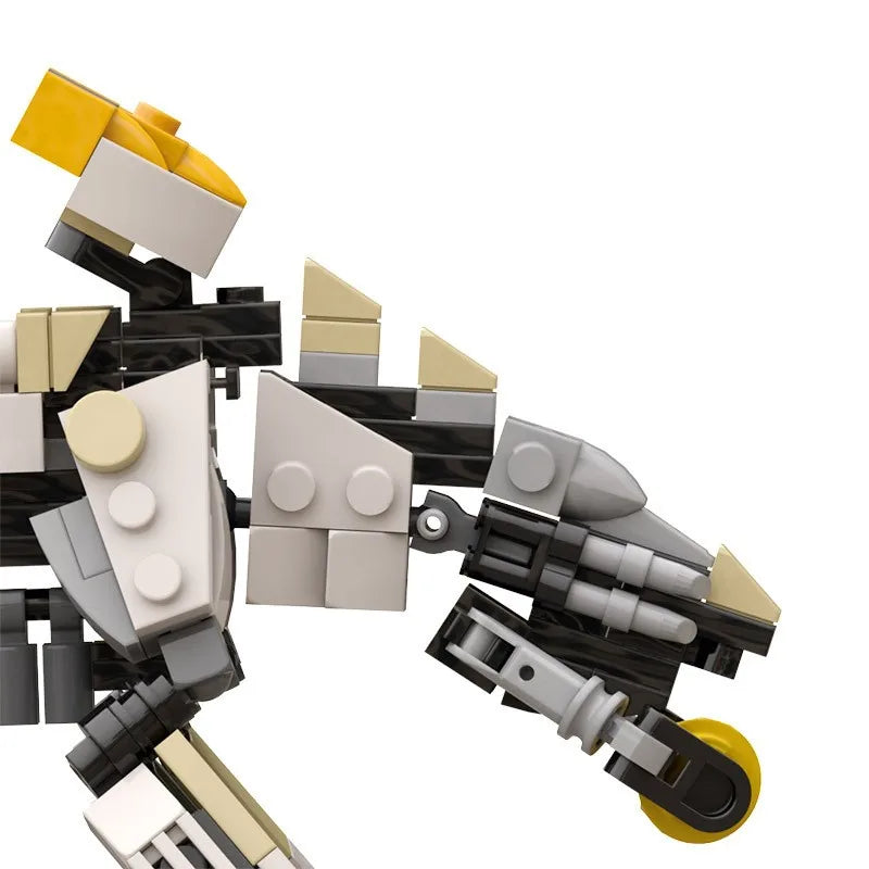 Creative MOC Classic Games Figure Saboteur Building Blocks Horizon Mech Monster Model Puzzle Toys Robot Ornament Kids Gift