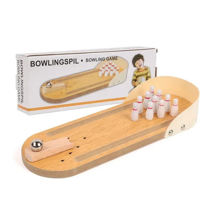 Mini Wooden Bowling Set for Kids – view 6