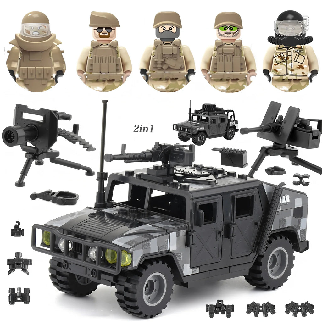 SWAT Armored Vehicle Brick Set