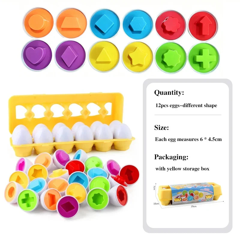 Montessori Smart Egg Shape Matching Toy – view 7