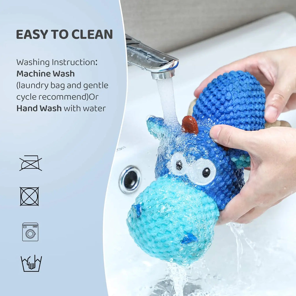 Squeaky Crinkle Plush Dog Toy – view 3