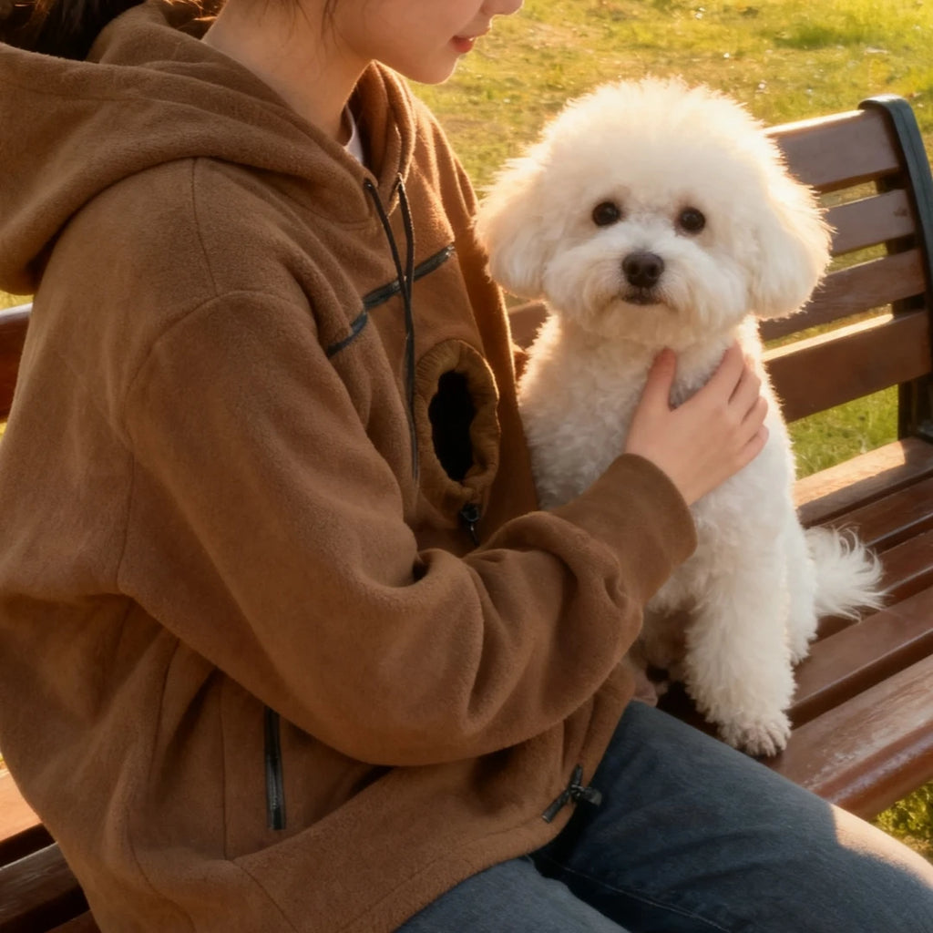 Bouclé Pet Carrier Hoodie – view 6