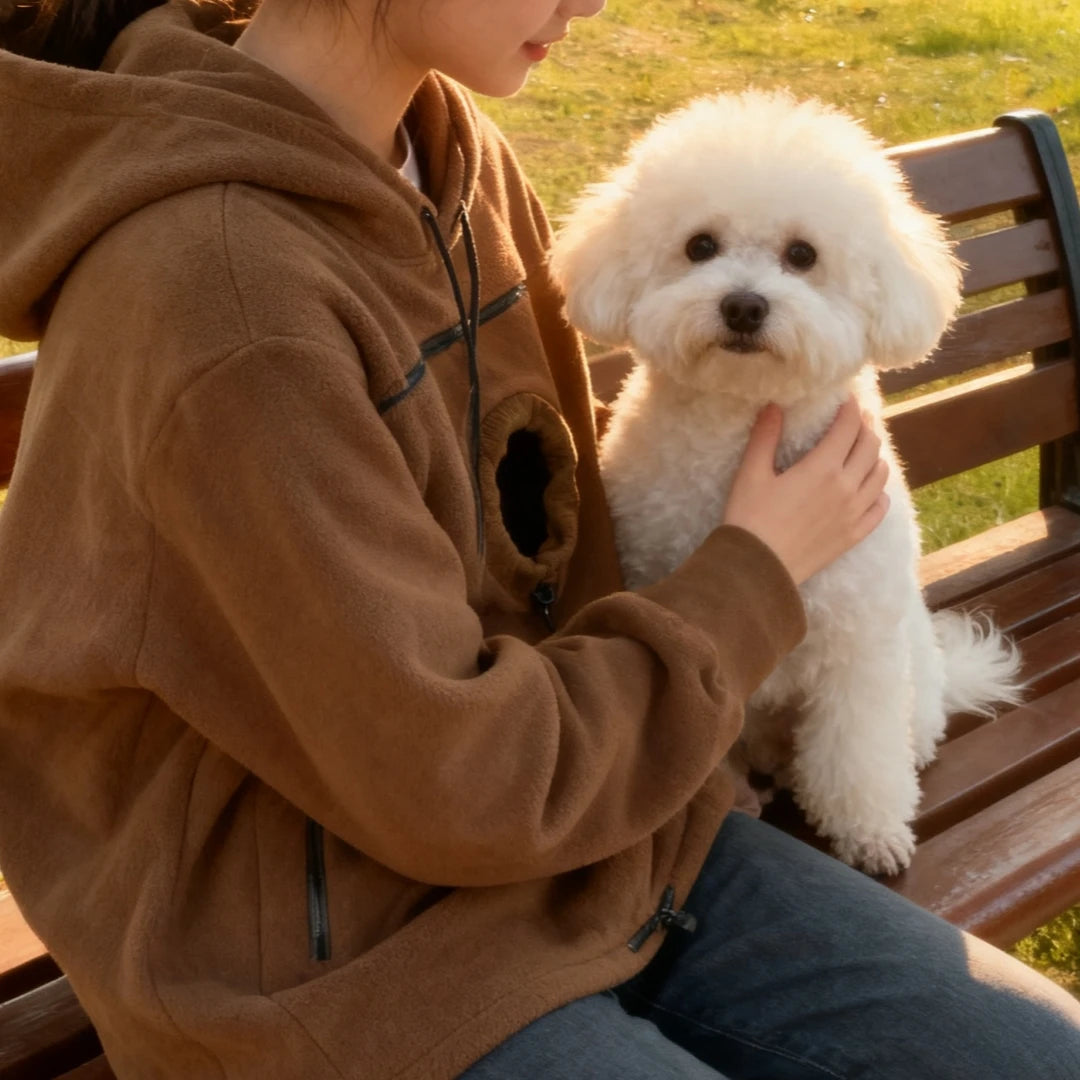Bouclé Pet Carrier Hoodie – view 6