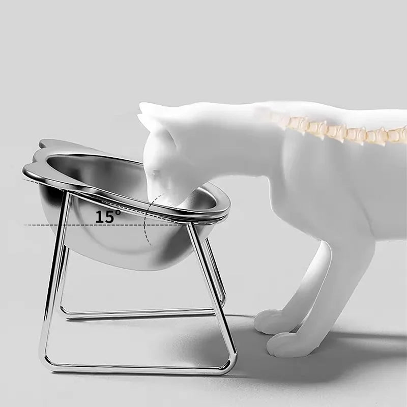 Elevated Tilted Cat Bowl – view 2