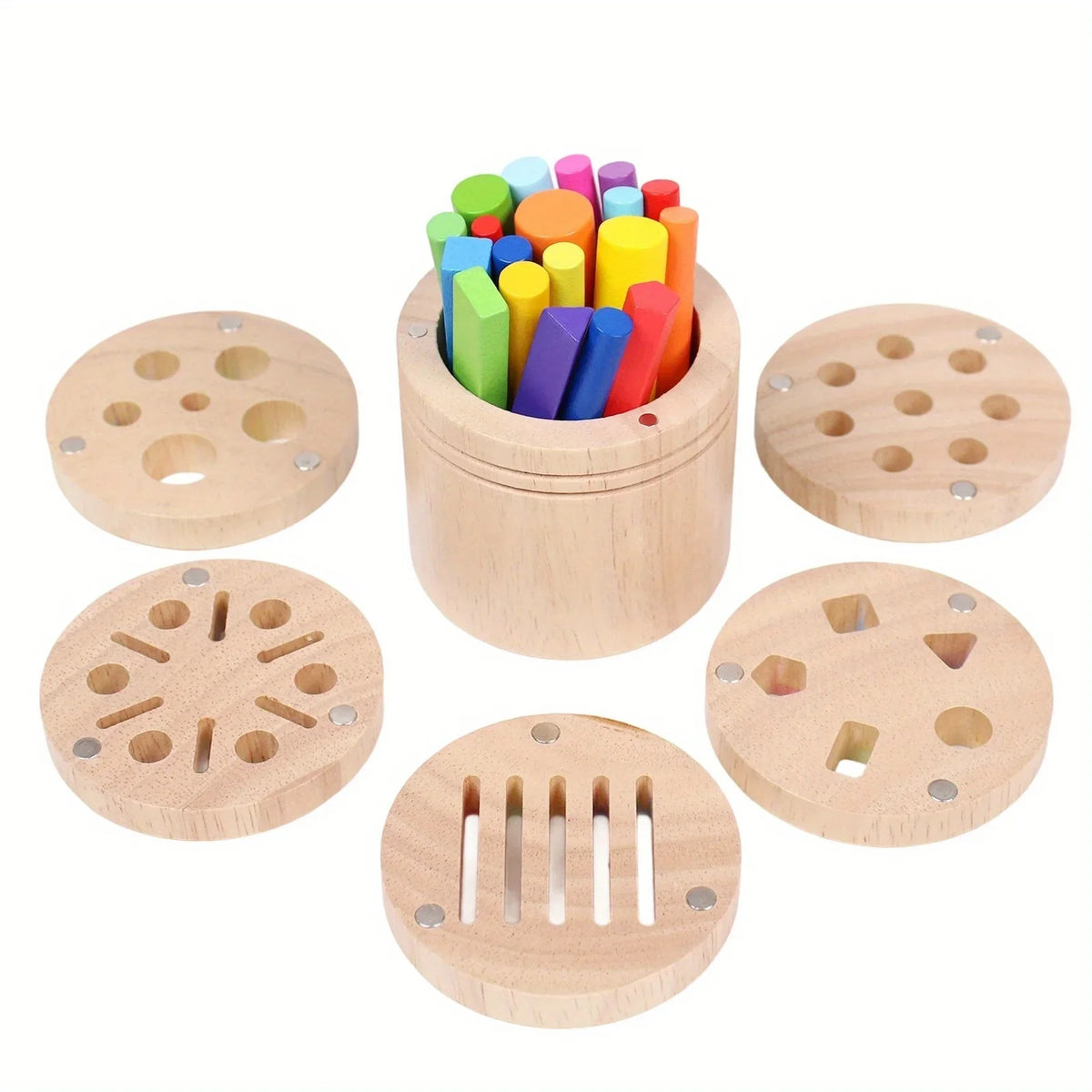 Mini Magnetic Color & Shape Sorting Cup – view 2