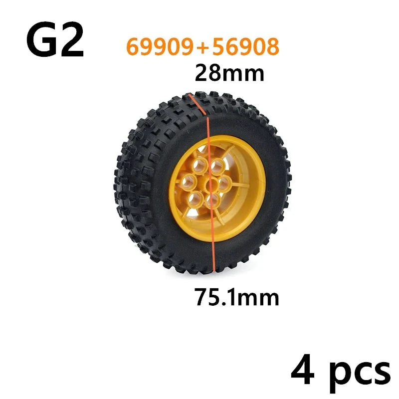 Technical Tires & Wheel Hubs Brick Parts – view 17