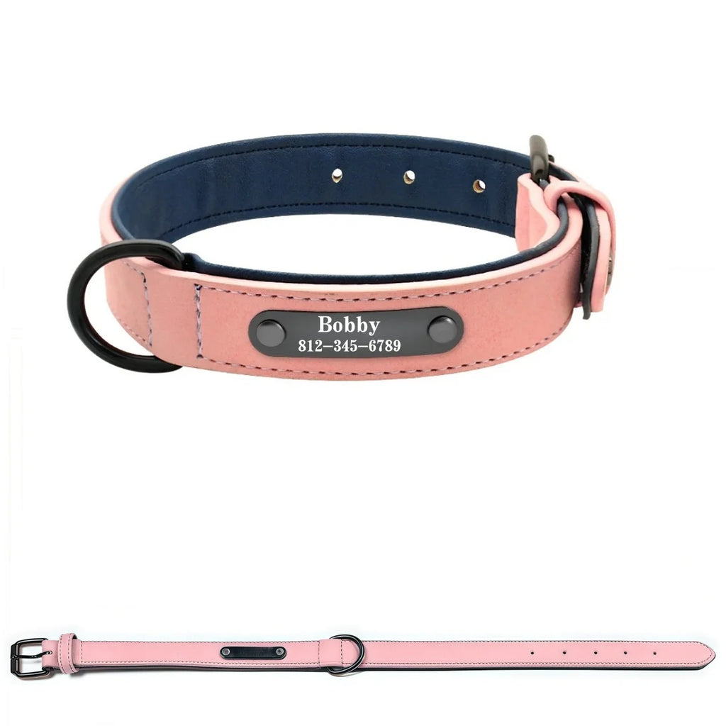 Personalized Leather Dog Collar – view 7