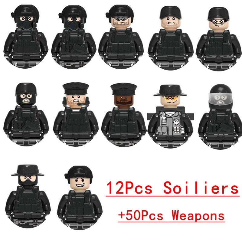 Military Jeep & Commando Brick Set – view 24