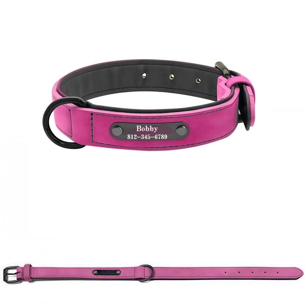 Personalized Leather Dog Collar – view 11