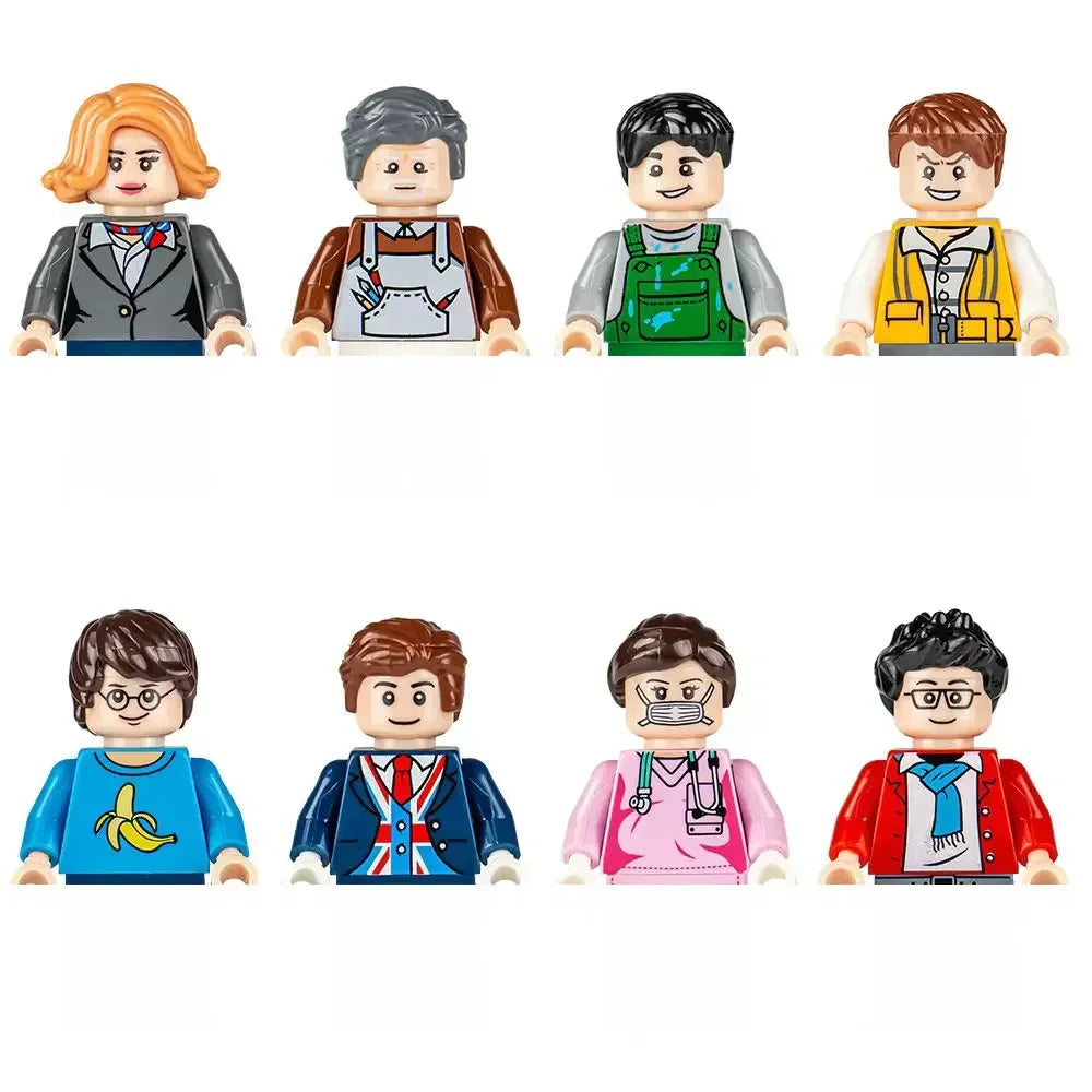 4cm Children Anime Figure Hero Building Blocks Kid Gift Assembling Toy Model Characters Figurine Bricks Boy Child Children Ninja