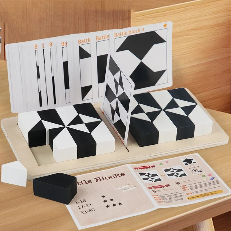 3D Wooden Rotating Block Logic Puzzle – view 5