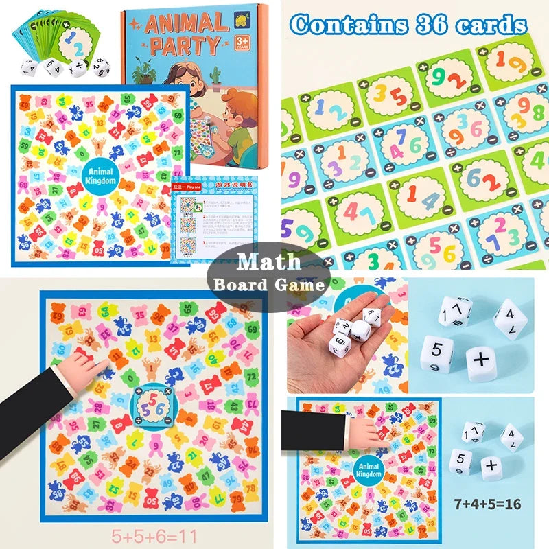 Math Thinking Board Game for Kids – view 3