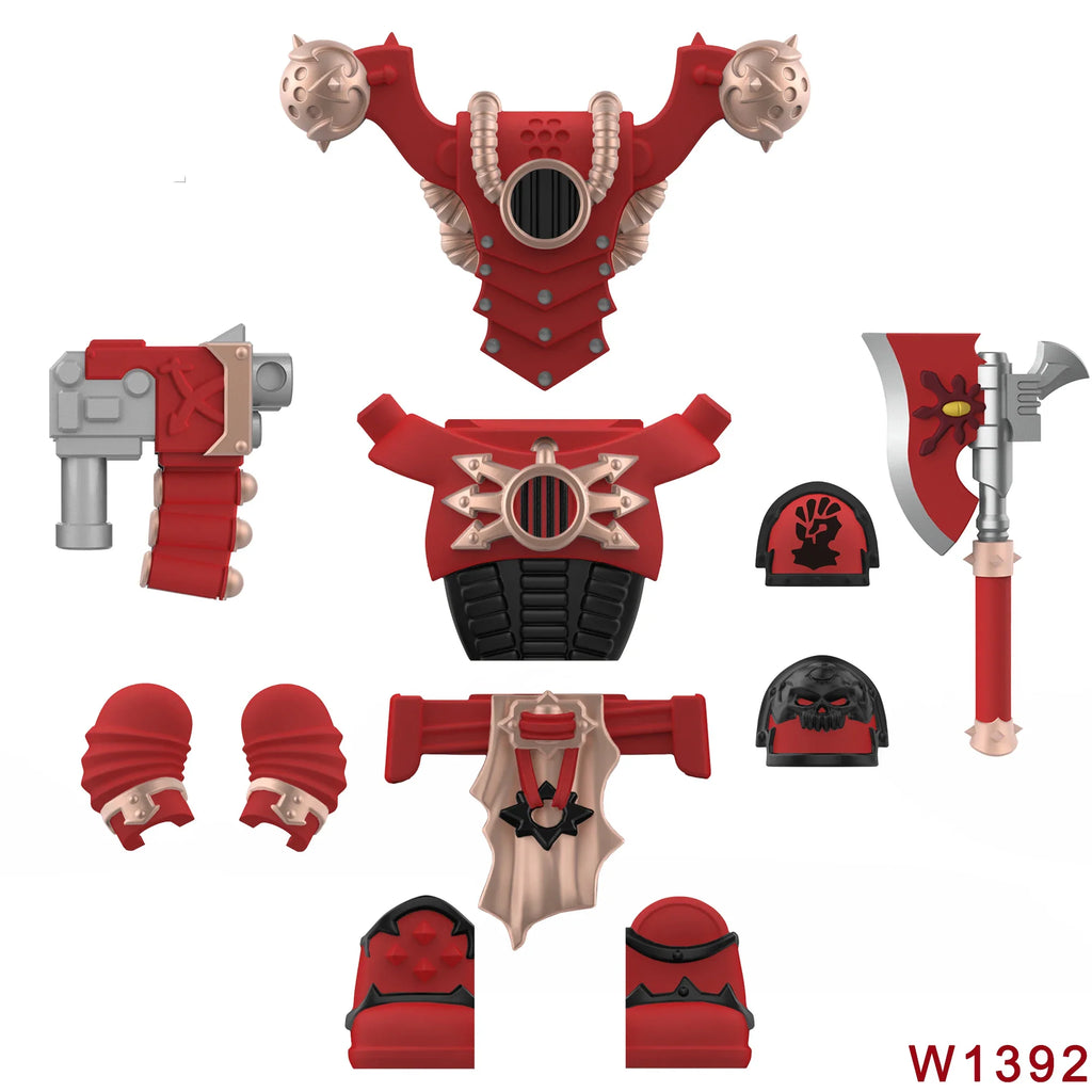 Skull Armor Building Block Figure – view 4
