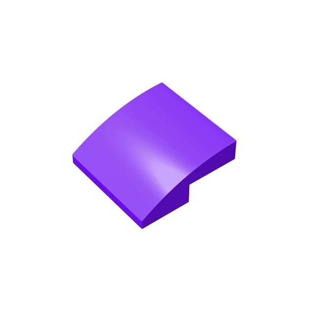 50PCS 2x2 Inverted Curved Slope Bricks – view 17