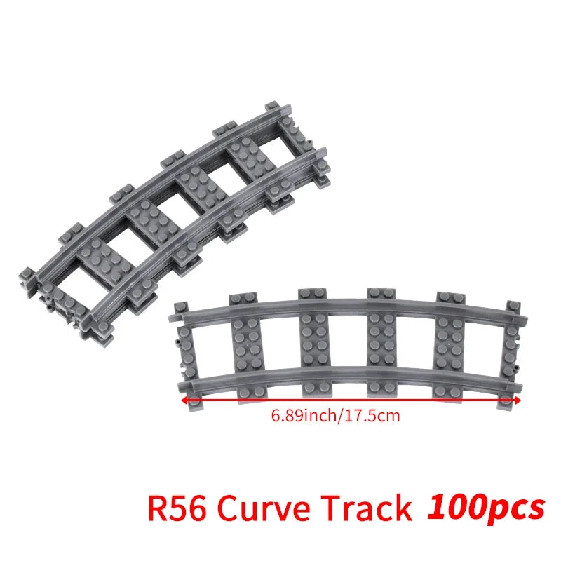 Brick Train Curve Track Parts – view 8