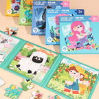 Magnetic Puzzle Book for Kids