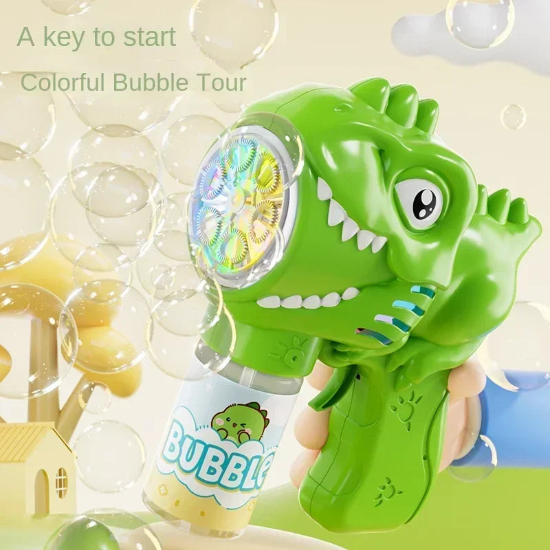 Electric Dinosaur Bubble Gun with Light – view 5