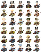 24PCS WWII Army Brick Figures – view 3