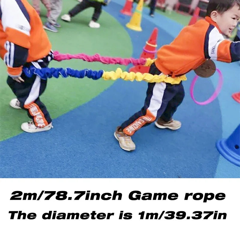 Team Running Rope Ring Group Game – view 6