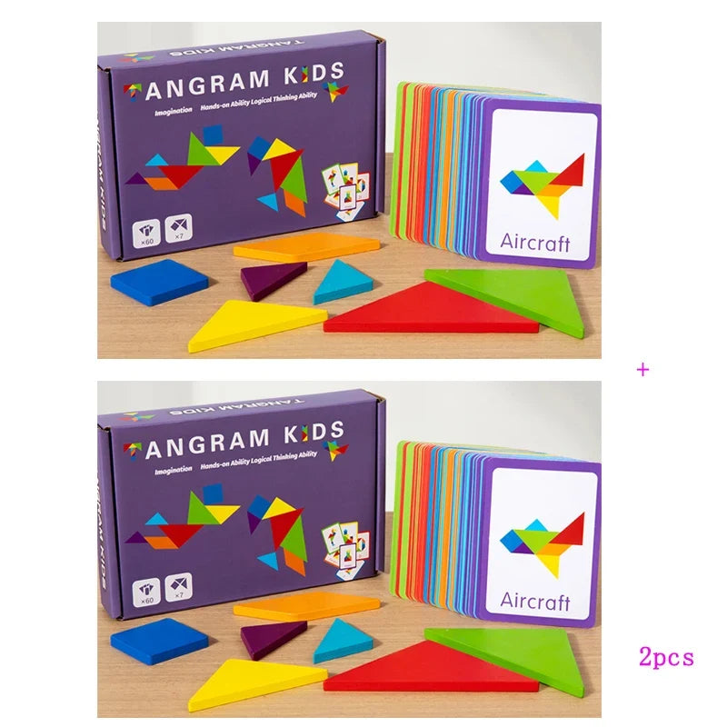 Wooden Tangram Puzzle Game for Kids – view 9