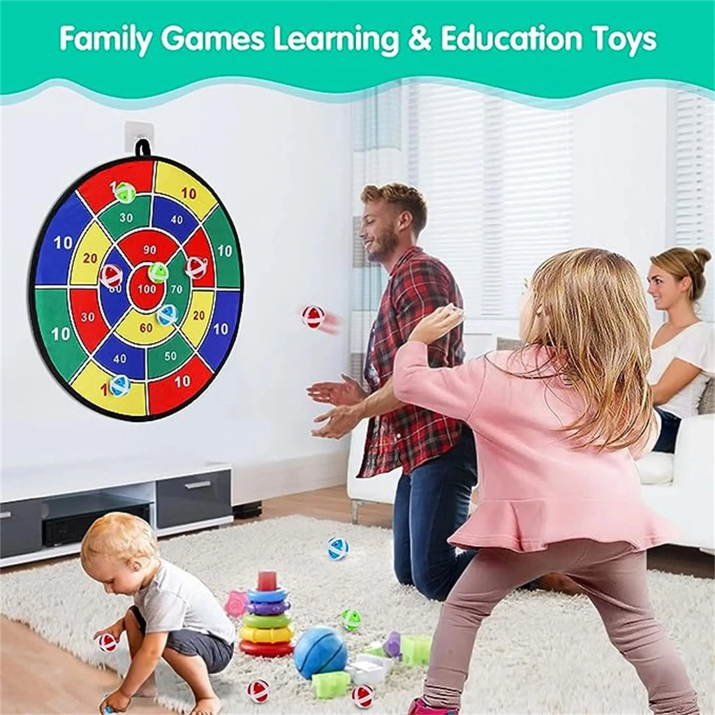 Kids Sticky Ball Dart Board Game (29") – view 4