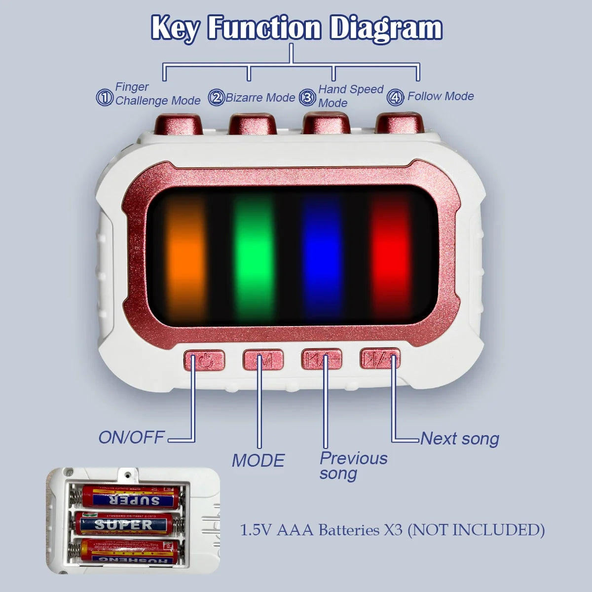 Rhythm Flick Light-Up Music Game Toy – view 5