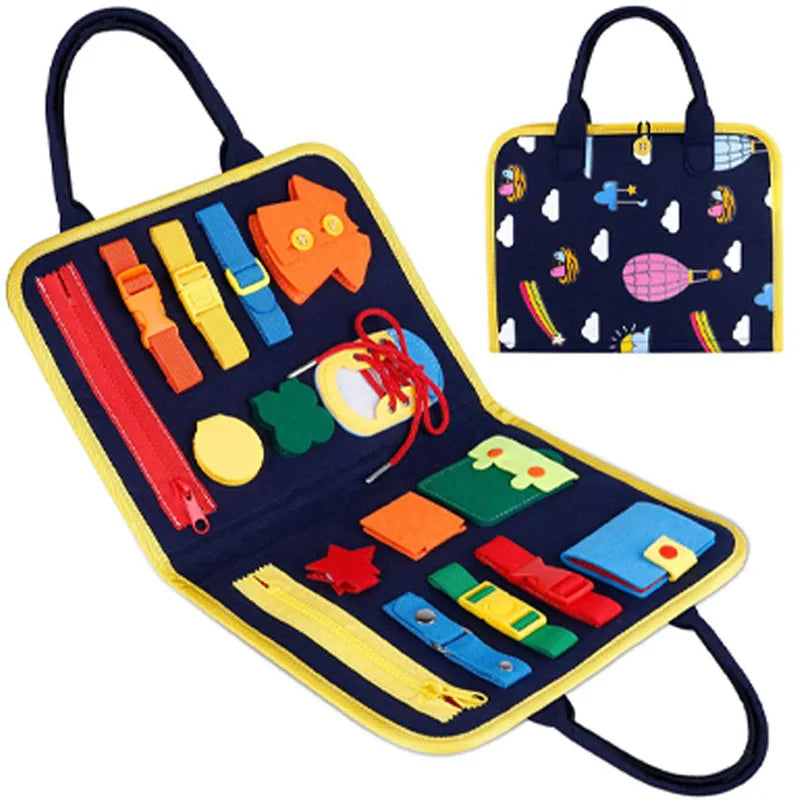 Foldable Montessori Busy Board for Toddlers – view 13