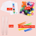 Rainbow Plush Ball Color Sorting Set – view 8