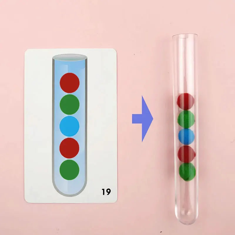 Rainbow Plush Ball Color Sorting Set – view 5