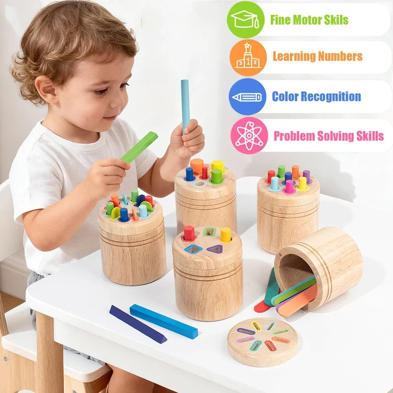 Mini Magnetic Color & Shape Sorting Cup – view 3