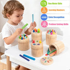 Mini Magnetic Color & Shape Sorting Cup – view 3