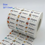 Personalized Waterproof Name Stickers (120PCS) – view 9
